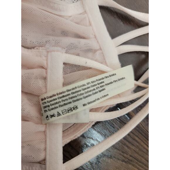 Free People Womens Bandeau Bralette Small Bra Lace Strappy Intimately - Picture 9 of 9